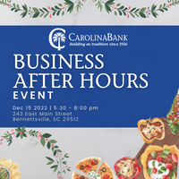 Business After Hours flyer with information