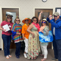 Chesterfield employees dressed up for Spirit Week. 